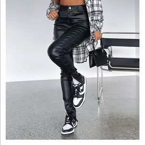 White Fox Boutique Leather Pants